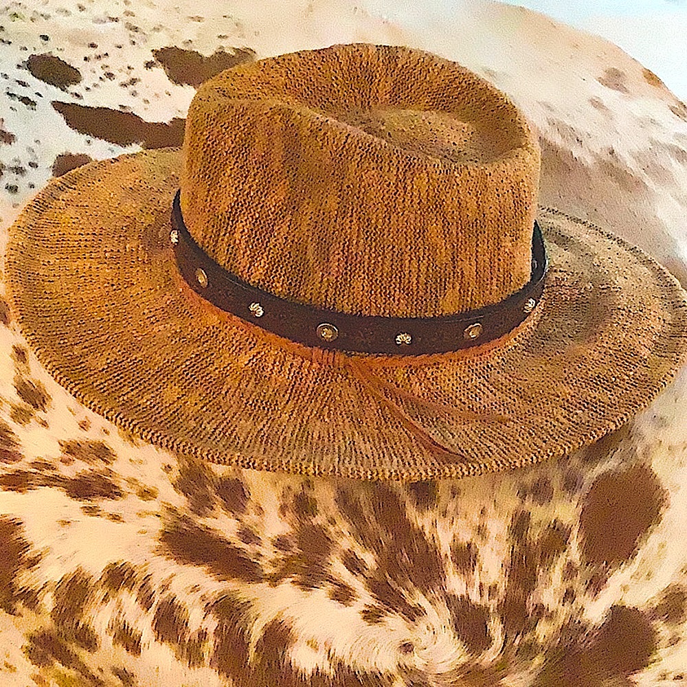 Hat band, ammunition casing studded